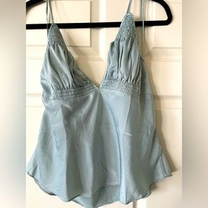 Free People Light Blue camisole spaghetti strap top